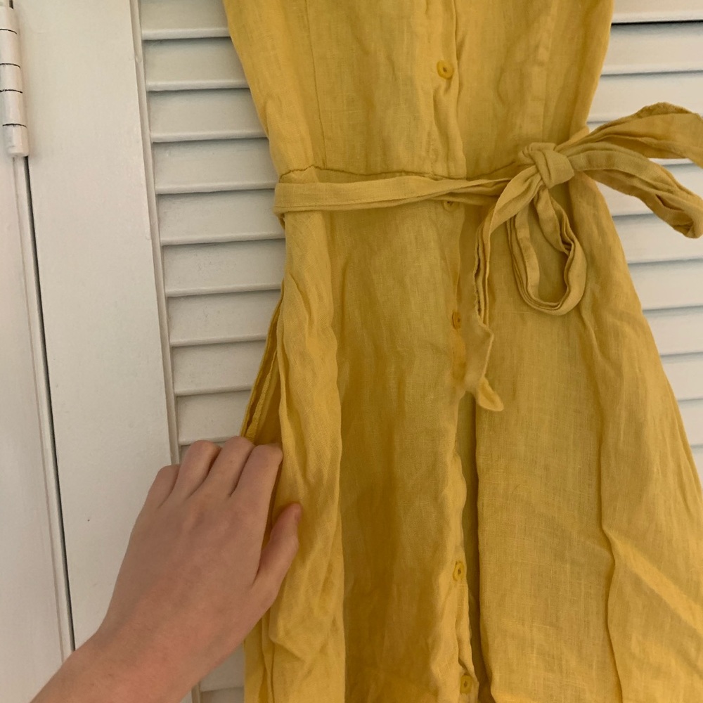 Yellow Zara Ruffle dress - Picture 5 of 8